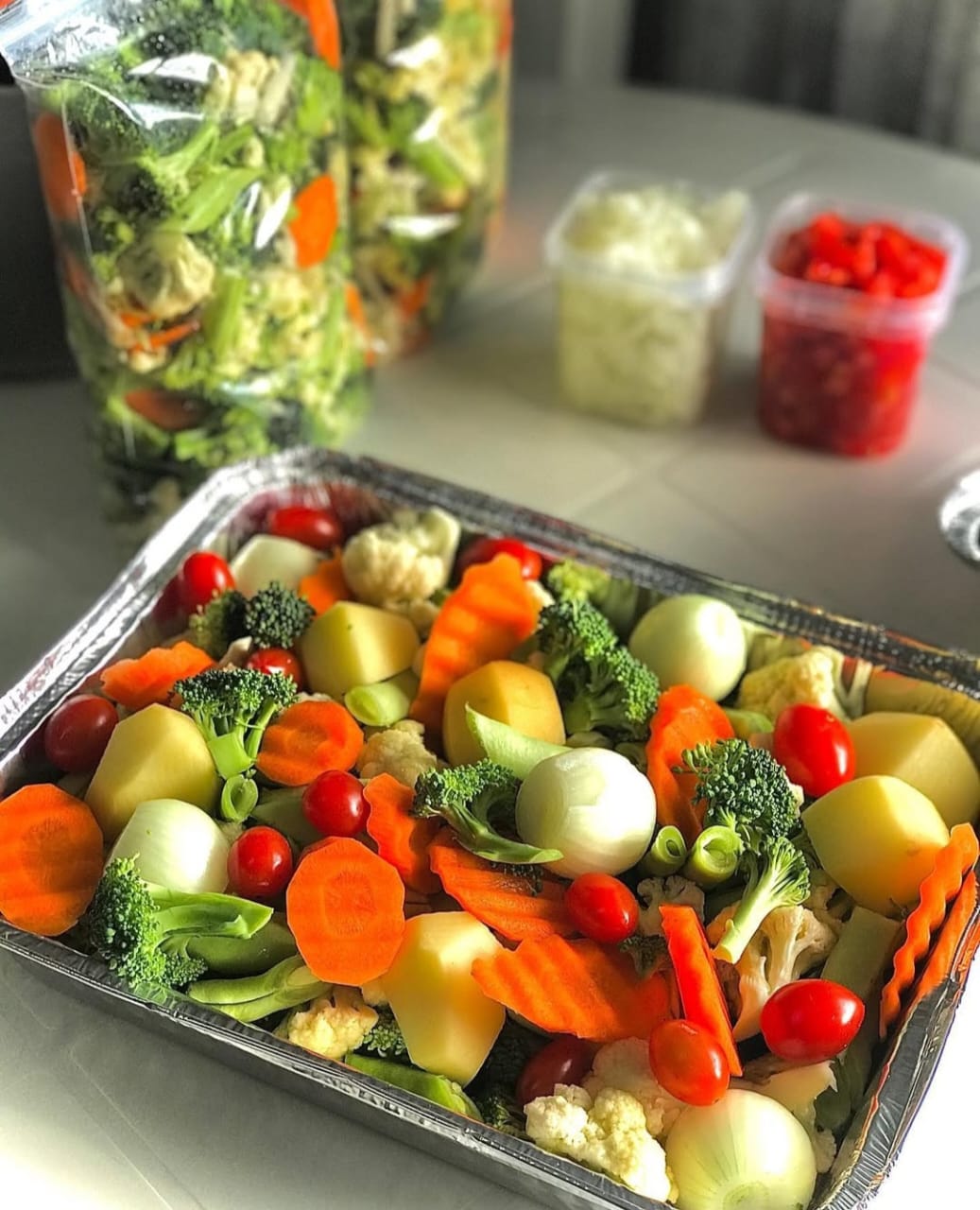 Assortment of fresh produce